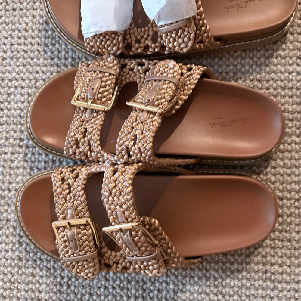 Universal Thread Tan Braided Sandals NWT size 6 N… - image 6